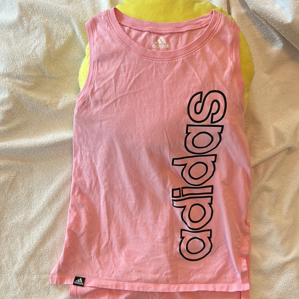 ADIDAS Girls Pink Tanktop 10/12